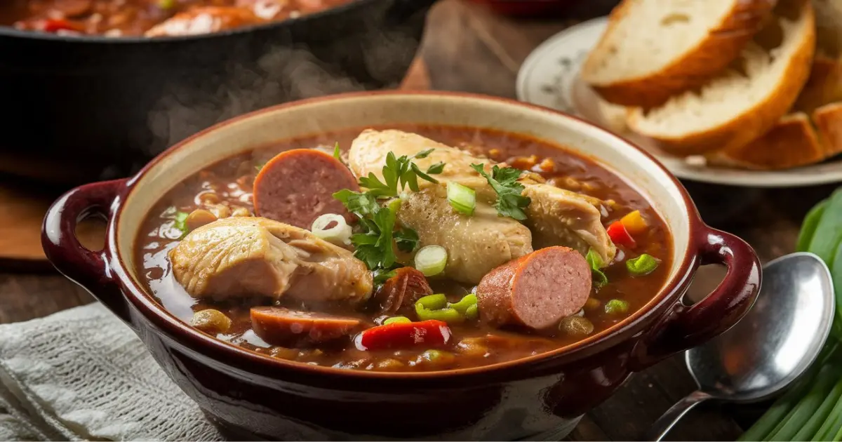 chicken and sausage gumbo