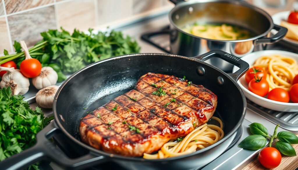 Steak and Pasta Recipe