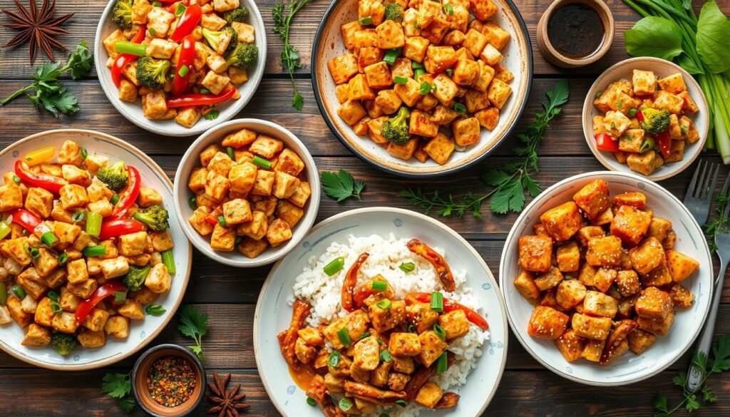 asian-inspired chicken dishes