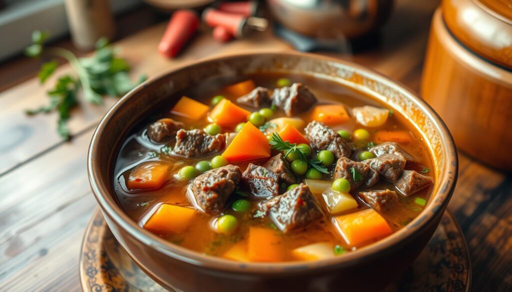 beef and vegetable soup