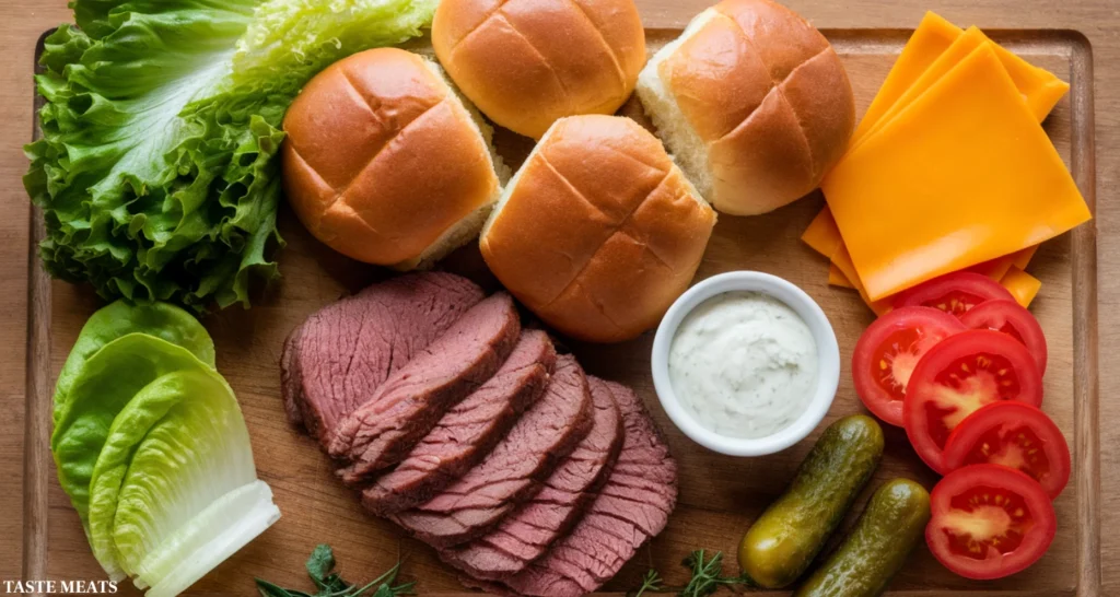 roast beef sliders ingredients