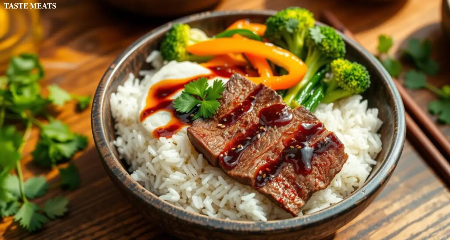 steak rice bowl