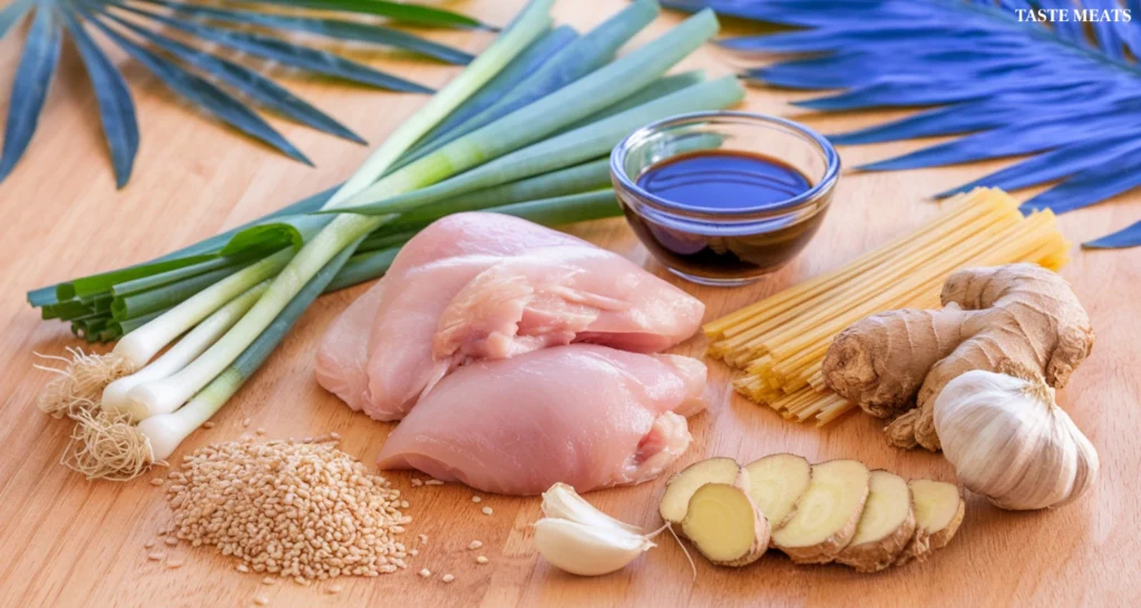 Chicken Long Rice ingredients