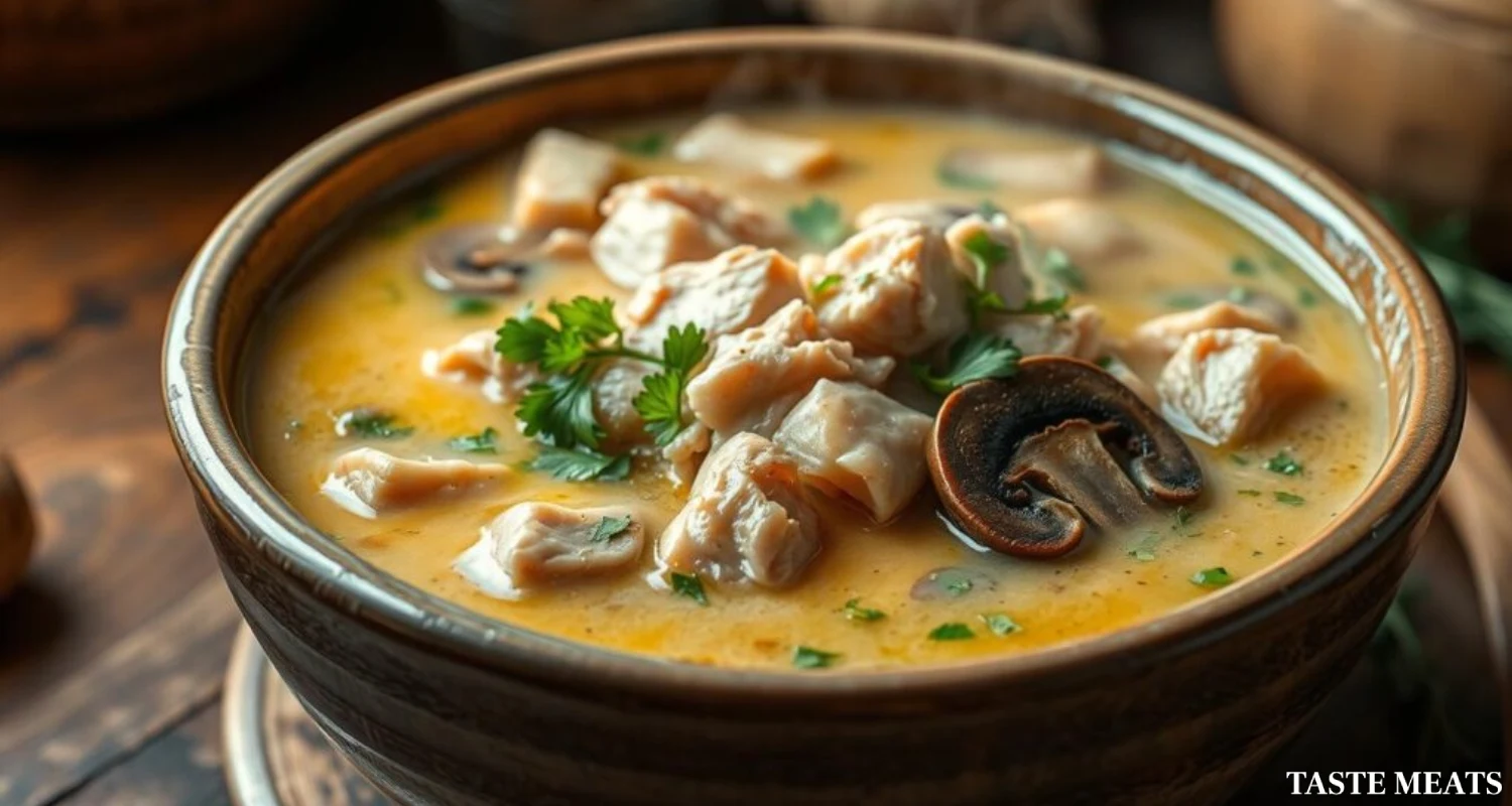 chicken slow cooker mushroom soup