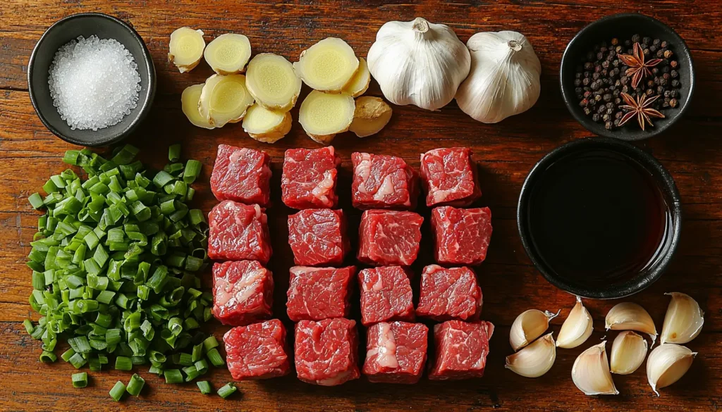 Beef Pares Ingredients – Essential Spices & Cuts